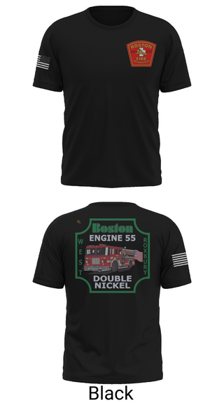Old School Cotton Feel Shirt, Boston Fire Department Engine 55, , Teamtime, Team time, sublimation, custom sports apparel, team uniforms, spirit wear, spiritwear, sports uniforms, custom shirts, team store, custom team store, fundraiser sports, apparel fundraiser