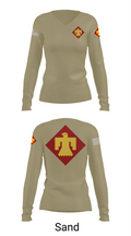GOLD 78279862 Women's Long Sleeve V-neck Shirt - 97