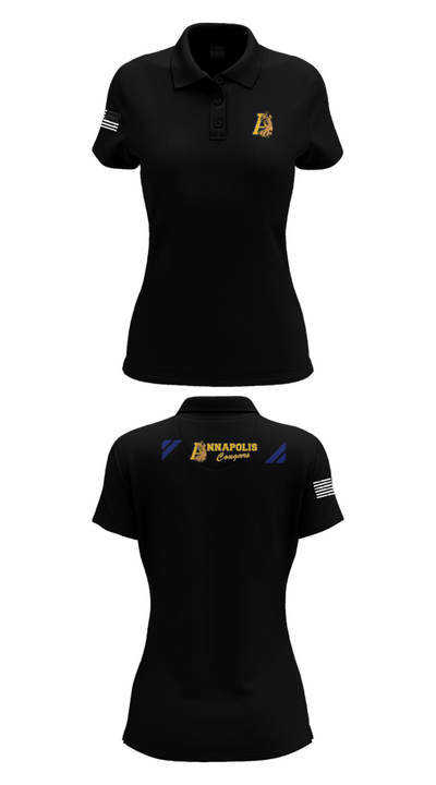 AHS STEP TEAM 90030134 Women's Short Sleeve Performance Polo  - 36