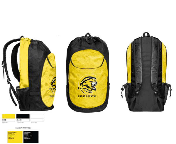 Gear Bag, Mankato East High School Cross Country, Cross Country, Teamtime, Team time, sublimation, custom sports apparel, team uniforms, spirit wear, spiritwear, sports uniforms, custom shirts, team store, custom team store, fundraiser sports, apparel fundraiser