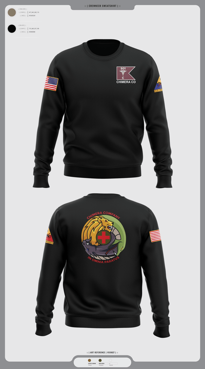 Chimera Company 18775959 Crew Neck Sweatshirt - 113