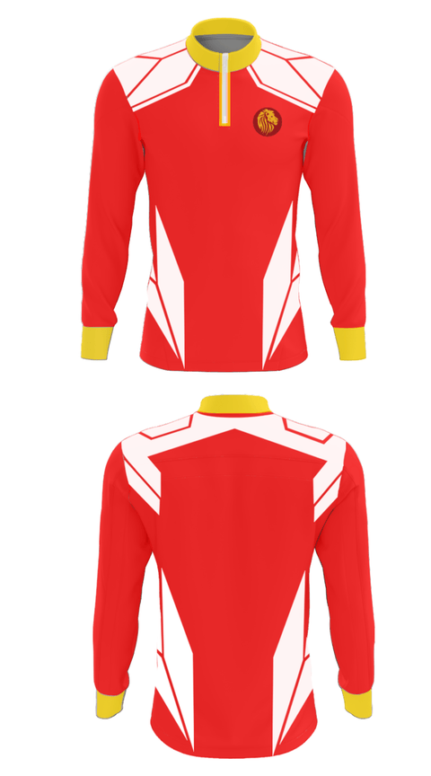 Quarter Zip Jacket, East Richland Christian School Track, Track & Field, Teamtime, Team time, sublimation, custom sports apparel, team uniforms, spirit wear, spiritwear, sports uniforms, custom shirts, team store, custom team store, fundraiser sports, apparel fundraiser