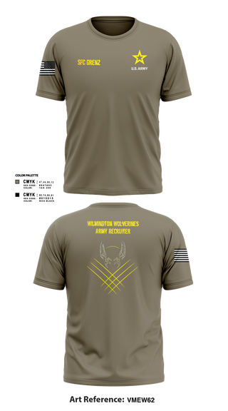 Short Sleeve Performance Shirt, Wilmington Army Recruiting Station, Army, Teamtime, Team time, sublimation, custom sports apparel, team uniforms, spirit wear, spiritwear, sports uniforms, custom shirts, team store, custom team store, fundraiser sports, apparel fundraiser