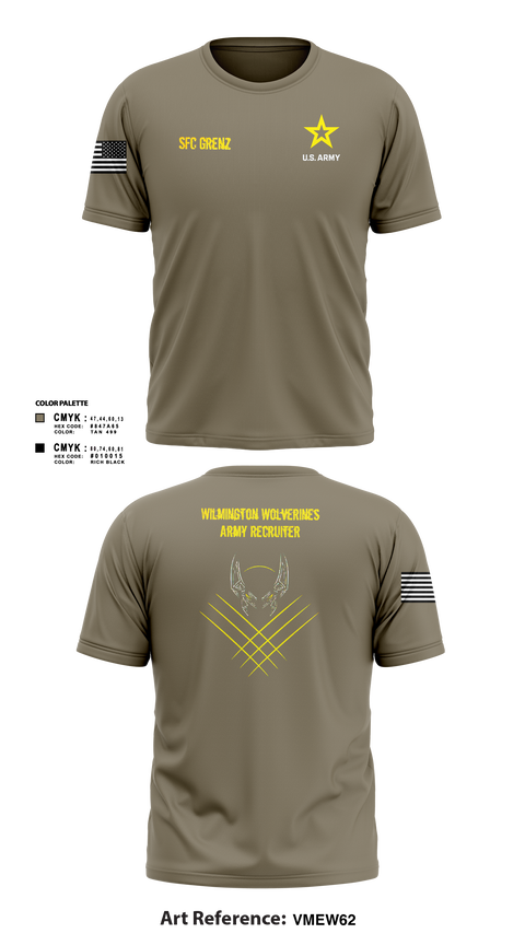 Short Sleeve Performance Shirt, Wilmington Army Recruiting Station, Army, Teamtime, Team time, sublimation, custom sports apparel, team uniforms, spirit wear, spiritwear, sports uniforms, custom shirts, team store, custom team store, fundraiser sports, apparel fundraiser