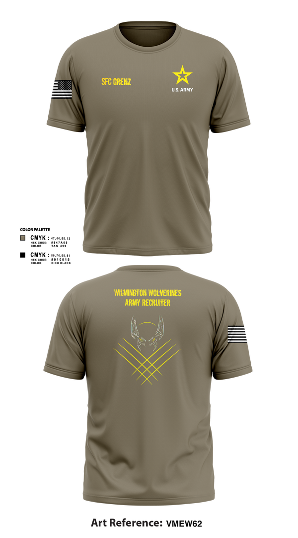 Short Sleeve Performance Shirt, Wilmington Army Recruiting Station, Army, Teamtime, Team time, sublimation, custom sports apparel, team uniforms, spirit wear, spiritwear, sports uniforms, custom shirts, team store, custom team store, fundraiser sports, apparel fundraiser