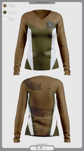Krav Maga 3210796 Women's Long Sleeve V-neck Shirt - 4