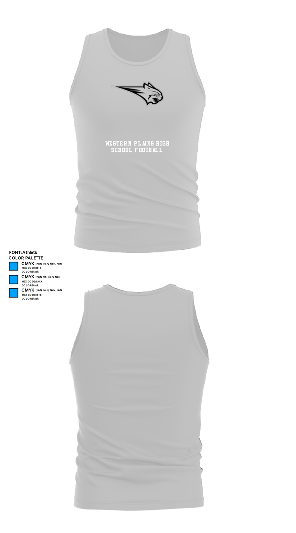 Tank Top, Western Plains High School Football, Football, Teamtime, Team time, sublimation, custom sports apparel, team uniforms, spirit wear, spiritwear, sports uniforms, custom shirts, team store, custom team store, fundraiser sports, apparel fundraiser