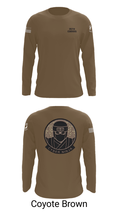 35th COMMS 55833668 Long Sleeve Performance Shirt - 6