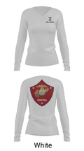 GySgt Samuel Grange Squadron 2924524 Women's Long Sleeve V-neck Shirt - 9