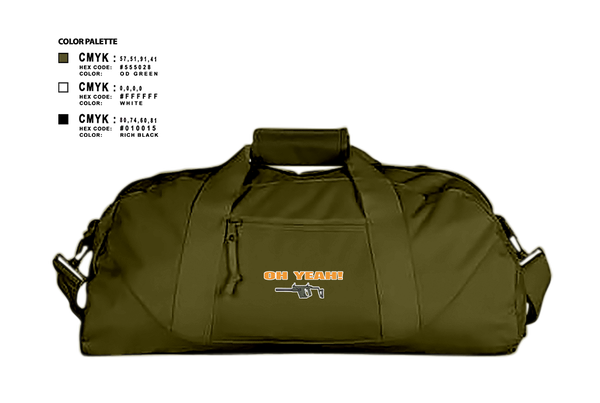 Duffle Bag, Tiger sharks, Army, Teamtime, Team time, sublimation, custom sports apparel, team uniforms, spirit wear, spiritwear, sports uniforms, custom shirts, team store, custom team store, fundraiser sports, apparel fundraiser