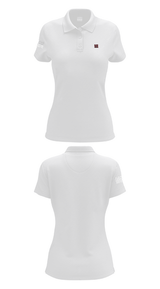 Womens Short Sleeve Performance Polo, Class War Veterans, E-Sports, Teamtime, Team time, sublimation, custom sports apparel, team uniforms, spirit wear, spiritwear, sports uniforms, custom shirts, team store, custom team store, fundraiser sports, apparel fundraiser
