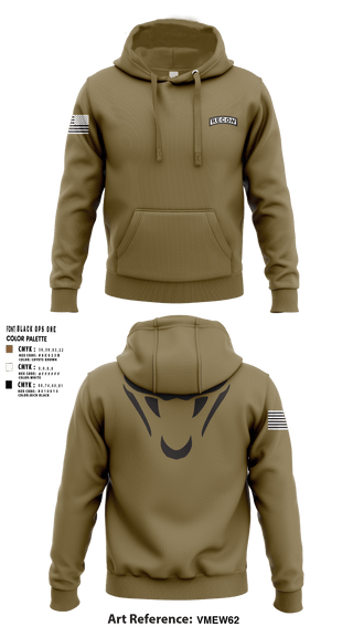 Hoodie, RookVIPERS, Army, Teamtime, Team time, sublimation, custom sports apparel, team uniforms, spirit wear, spiritwear, sports uniforms, custom shirts, team store, custom team store, fundraiser sports, apparel fundraiser