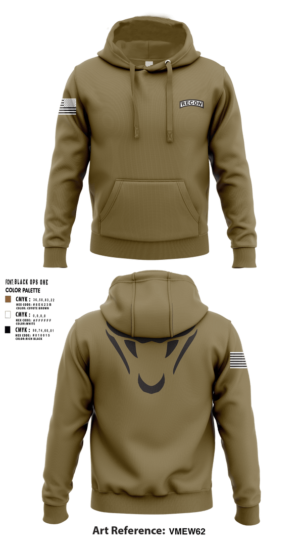 Hoodie, RookVIPERS, Army, Teamtime, Team time, sublimation, custom sports apparel, team uniforms, spirit wear, spiritwear, sports uniforms, custom shirts, team store, custom team store, fundraiser sports, apparel fundraiser