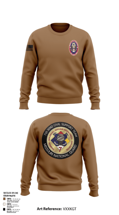 7th CST 5552337 Crew Neck Sweatshirt - 123