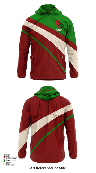 Windbreaker, Glen Cove Big Red, Track & Field, Teamtime, Team time, sublimation, custom sports apparel, team uniforms, spirit wear, spiritwear, sports uniforms, custom shirts, team store, custom team store, fundraiser sports, apparel fundraiser