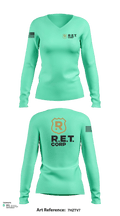 RET CORP 33326250 Women's Long Sleeve V-neck Shirt - 120