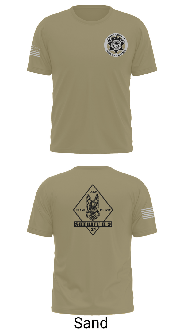 Old School Cotton Feel Shirt, GCSO K9, , Teamtime, Team time, sublimation, custom sports apparel, team uniforms, spirit wear, spiritwear, sports uniforms, custom shirts, team store, custom team store, fundraiser sports, apparel fundraiser