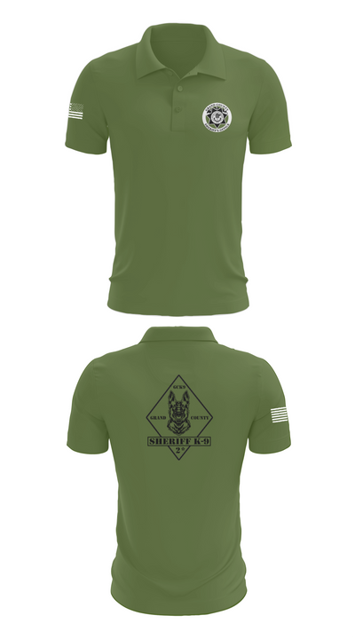 GCSO K9 19813935 Short Sleeve Performance Polo - 45