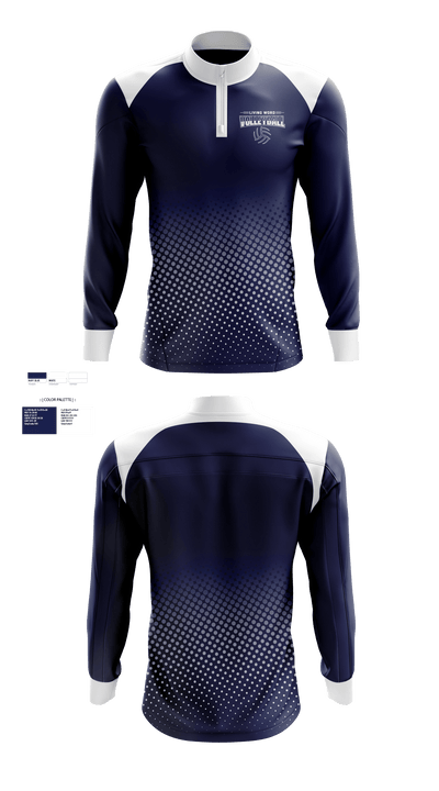 Living Word Academy Volleyball 38101646 Quarter Zip Jacket - 3