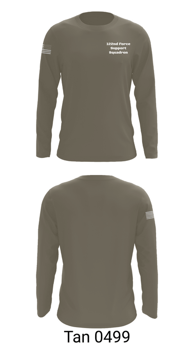 122nd Force Support Squadron 81827886 Long Sleeve Performance Shirt - 66