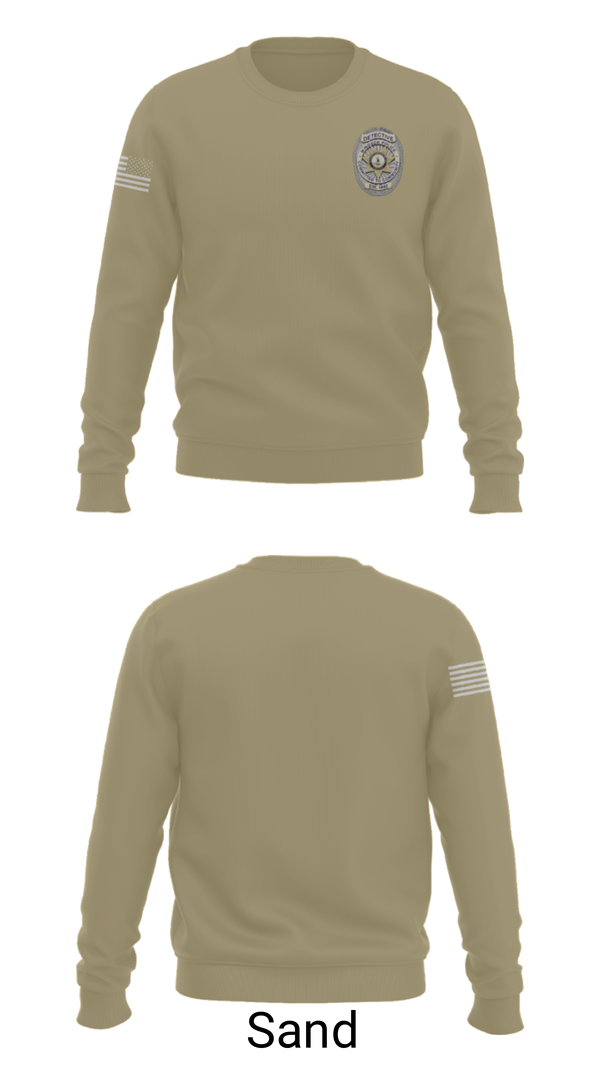 Crew Neck Sweatshirt, Criminal Investigations Division, Police, Teamtime, Team time, sublimation, custom sports apparel, team uniforms, spirit wear, spiritwear, sports uniforms, custom shirts, team store, custom team store, fundraiser sports, apparel fundraiser