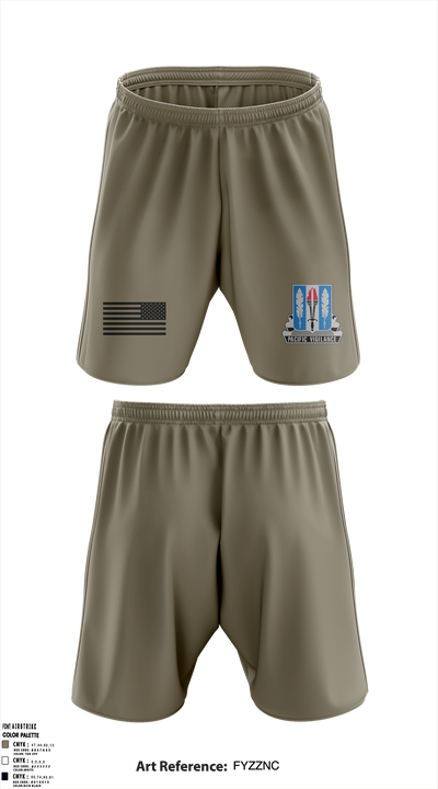 HHD 205th MI BN Athletic Shorts With Pockets - 3