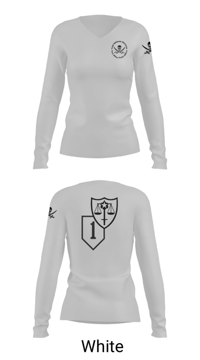 Trial Defense Service 94902546 Women's Long Sleeve V-neck Shirt - 6