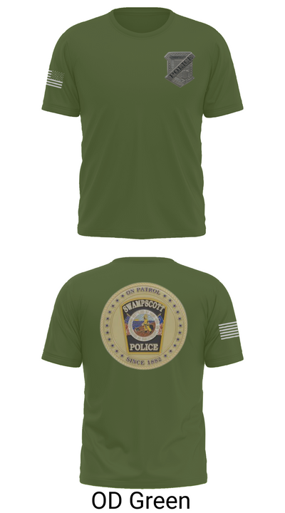 Swampscott Police 55581807 Short Sleeve Performance Shirt - 53