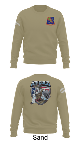 Crew Neck Sweatshirt, BCO, 1163D TFSB, Army, Teamtime, Team time, sublimation, custom sports apparel, team uniforms, spirit wear, spiritwear, sports uniforms, custom shirts, team store, custom team store, fundraiser sports, apparel fundraiser