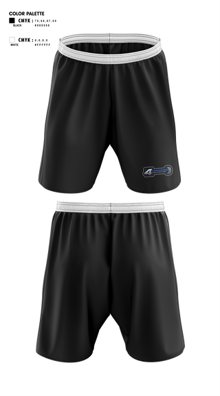 Athletic Shorts With Pockets, 4 CORNERS WHEELS AND TIRES, , Teamtime, Team time, sublimation, custom sports apparel, team uniforms, spirit wear, spiritwear, sports uniforms, custom shirts, team store, custom team store, fundraiser sports, apparel fundraiser