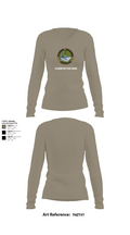 Wilmington Tiger Shark 19373018 Women's Long Sleeve V-neck Shirt - 62