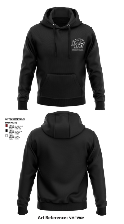 Panthers Volleyball 53574840 Hoodie - 8