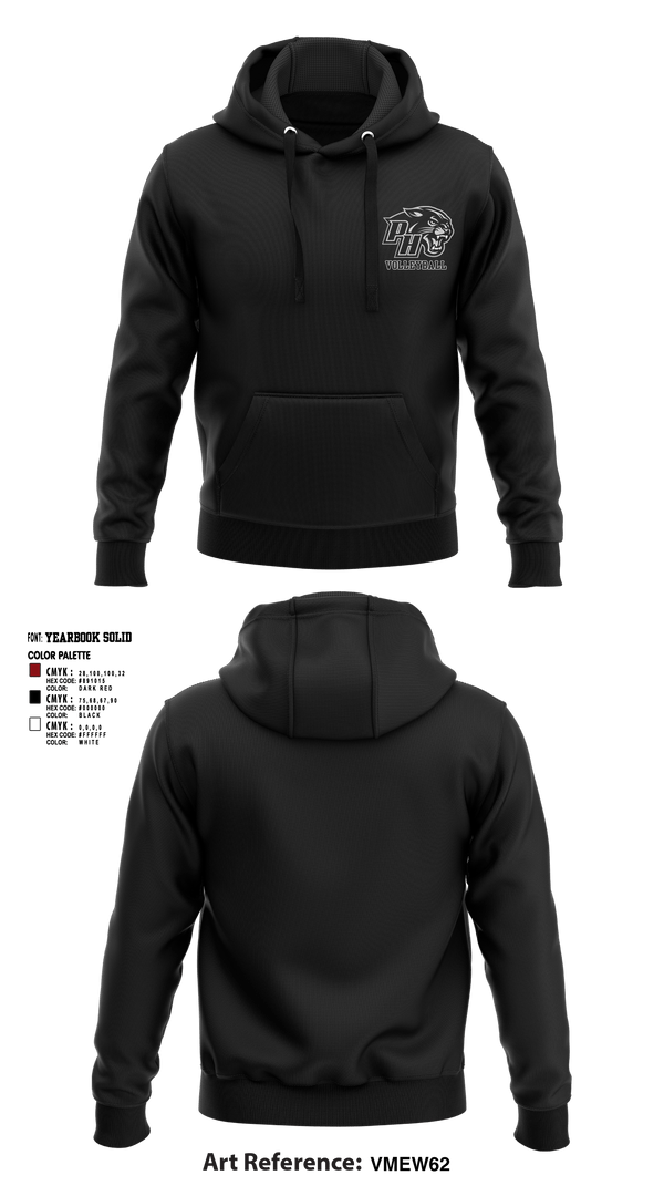 Hoodie, Panthers Volleyball, Women's Volleyball, Teamtime, Team time, sublimation, custom sports apparel, team uniforms, spirit wear, spiritwear, sports uniforms, custom shirts, team store, custom team store, fundraiser sports, apparel fundraiser