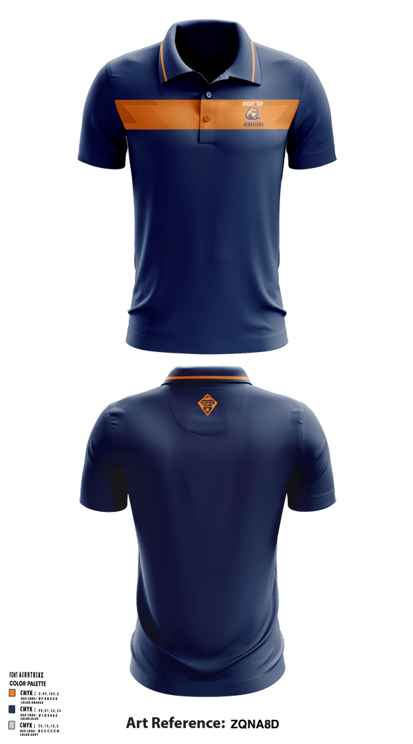 Long Sleeve Performance Polo, Rocky Top MS, Spirit Store, Teamtime, Team time, sublimation, custom sports apparel, team uniforms, spirit wear, spiritwear, sports uniforms, custom shirts, team store, custom team store, fundraiser sports, apparel fundraiser