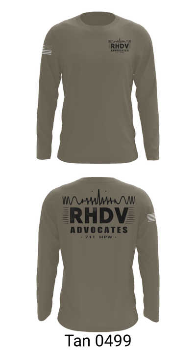 711 HPW/RHDV 93111099 Long Sleeve Performance Shirt - 66