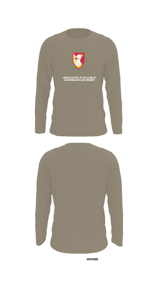 Long Sleeve Performance Shirt, Charlie Battery, 1st Battalion 1st Air Defense Artillery Regiment, , Teamtime, Team time, sublimation, custom sports apparel, team uniforms, spirit wear, spiritwear, sports uniforms, custom shirts, team store, custom team store, fundraiser sports, apparel fundraiser