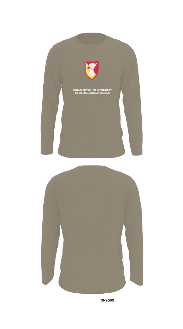 Long Sleeve Performance Shirt, Charlie Battery, 1st Battalion 1st Air Defense Artillery Regiment, , Teamtime, Team time, sublimation, custom sports apparel, team uniforms, spirit wear, spiritwear, sports uniforms, custom shirts, team store, custom team store, fundraiser sports, apparel fundraiser