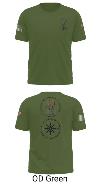 205th HHC 61096734 Short Sleeve Performance Shirt - 53