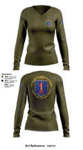 1st Marine Raider Battalion 49282216 Women's Long Sleeve V-neck Shirt -1 1
