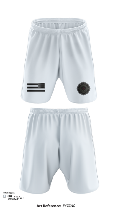 Detroit Tactical Firearms 87119150 Athletic Shorts With Pockets - 52