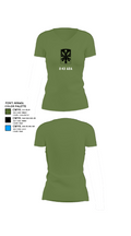2/43 ADA 6509323 Women's Short Sleeve V-neck Shirt - 44