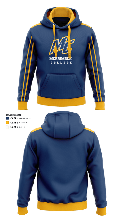 Merrimack College Cross Country 19675750 Hoodie - 40