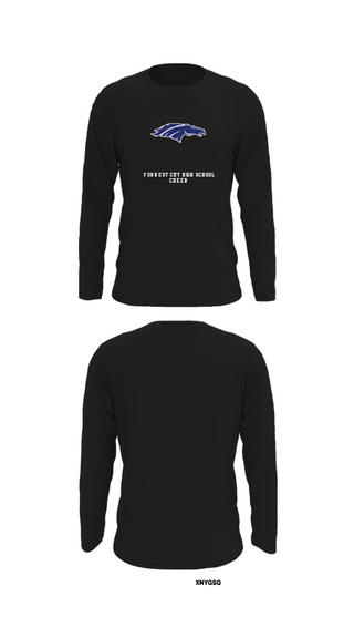 Long Sleeve Performance Shirt, Forrest City High School Cheer, Cheer, Teamtime, Team time, sublimation, custom sports apparel, team uniforms, spirit wear, spiritwear, sports uniforms, custom shirts, team store, custom team store, fundraiser sports, apparel fundraiser