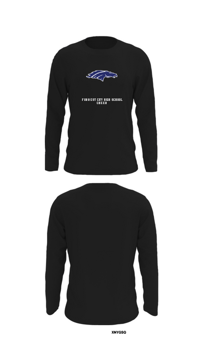 Forrest City High School Cheer 14152448 Long Sleeve Performance Shirt - 27