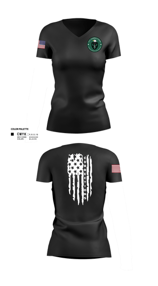 Womens Short Sleeve Vneck Shirt, Warrant & Extradition, Police, Teamtime, Team time, sublimation, custom sports apparel, team uniforms, spirit wear, spiritwear, sports uniforms, custom shirts, team store, custom team store, fundraiser sports, apparel fundraiser