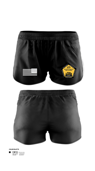 Womens Shorts, Phoenix H2F, Army, Teamtime, Team time, sublimation, custom sports apparel, team uniforms, spirit wear, spiritwear, sports uniforms, custom shirts, team store, custom team store, fundraiser sports, apparel fundraiser
