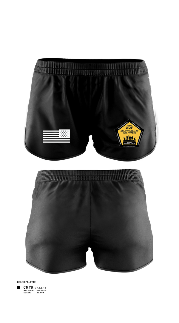 Womens Shorts, Phoenix H2F, Army, Teamtime, Team time, sublimation, custom sports apparel, team uniforms, spirit wear, spiritwear, sports uniforms, custom shirts, team store, custom team store, fundraiser sports, apparel fundraiser