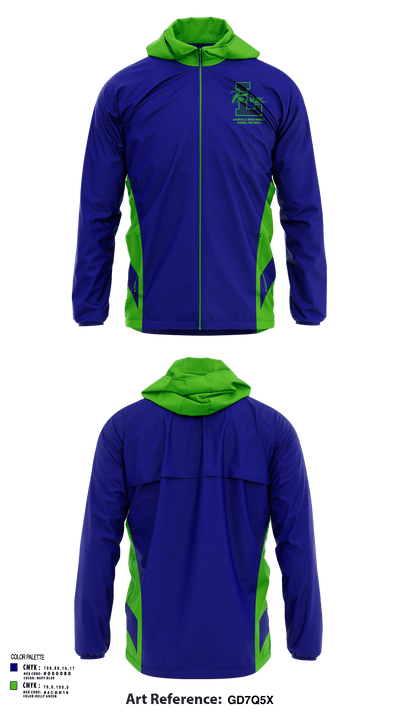 Leesville Road Middle School Football 17854356 Windbreaker - 119