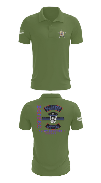 Bluecrew law enforcement motorcycle club 56909917 Short Sleeve Performance Polo - 45