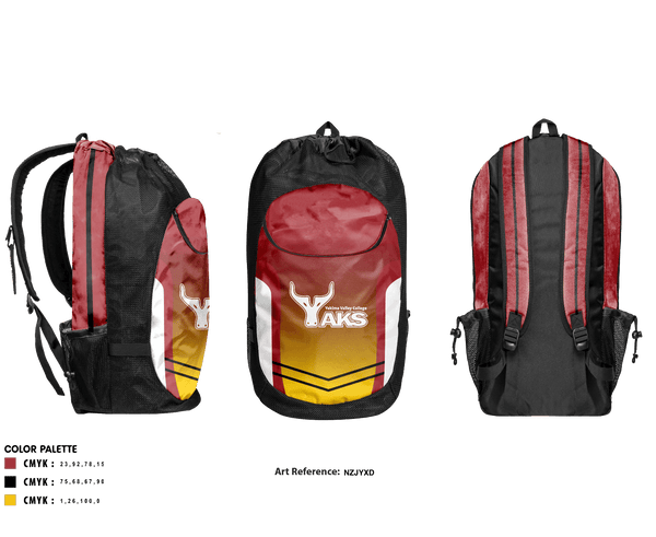 Gear Bag, Yakima Valley College Volleyball, Women's Volleyball, Teamtime, Team time, sublimation, custom sports apparel, team uniforms, spirit wear, spiritwear, sports uniforms, custom shirts, team store, custom team store, fundraiser sports, apparel fundraiser